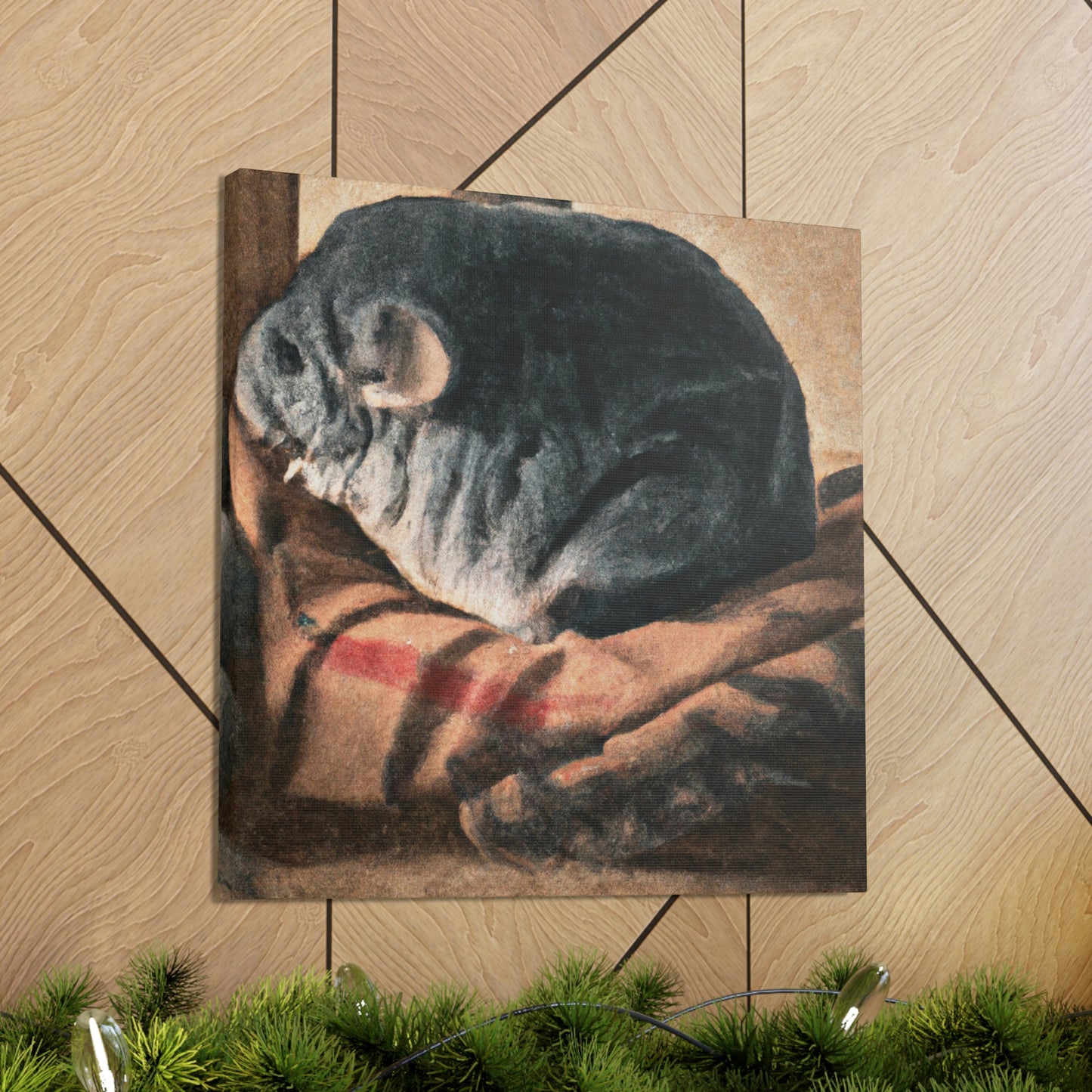 "Chinchilla in Dreamscapes" - Canvas