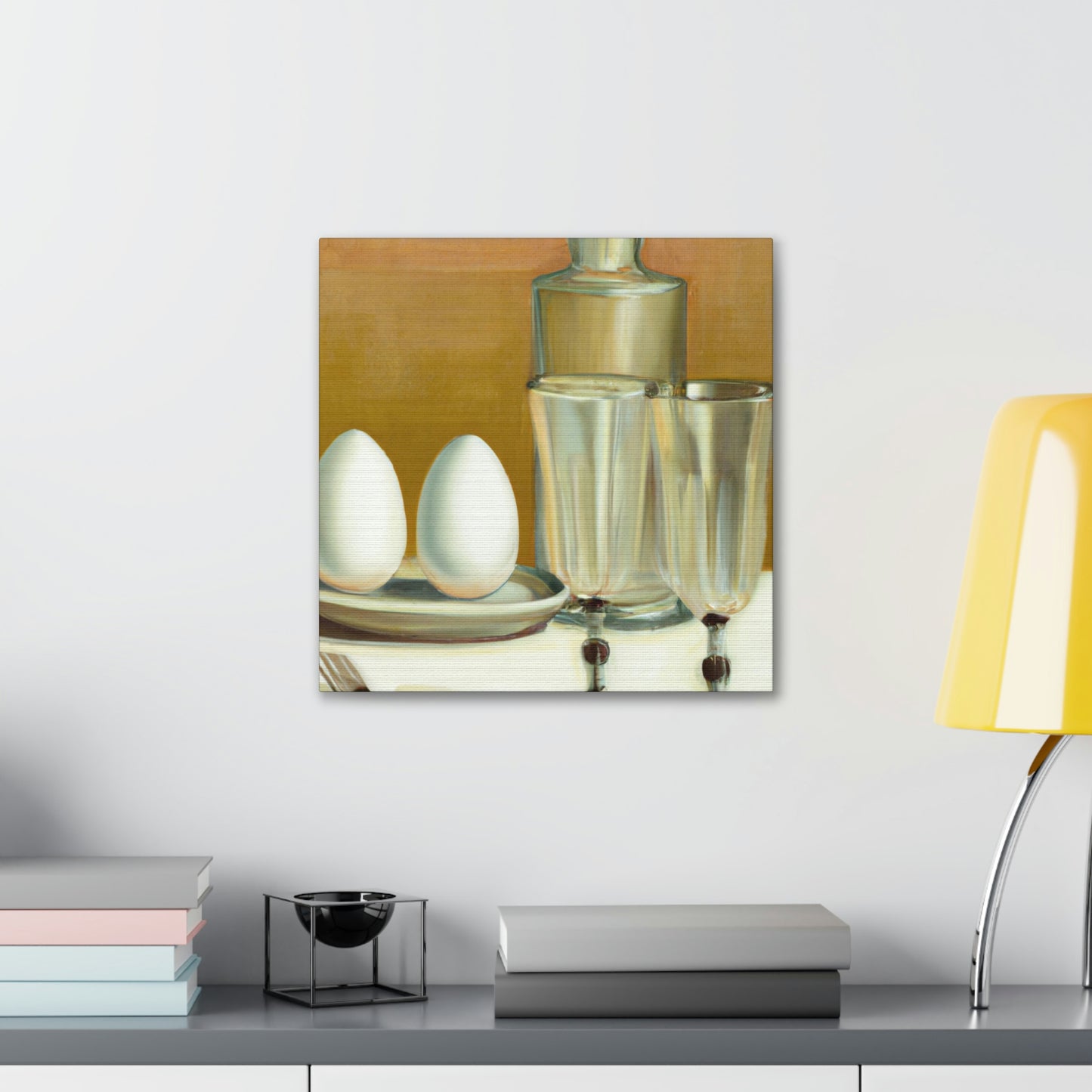 "Eggs in Art Deco". - Canvas