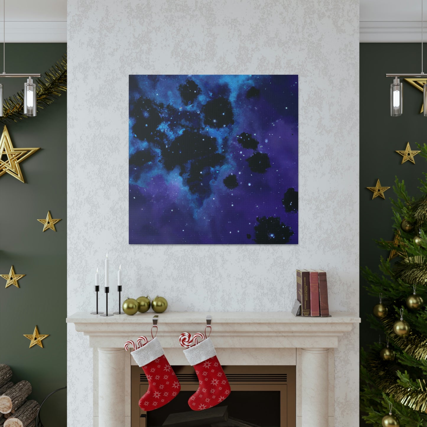 Starry Night Cluster - Canvas