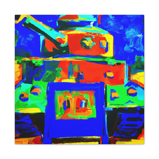 "The Tank Turret Fauve" - Canvas