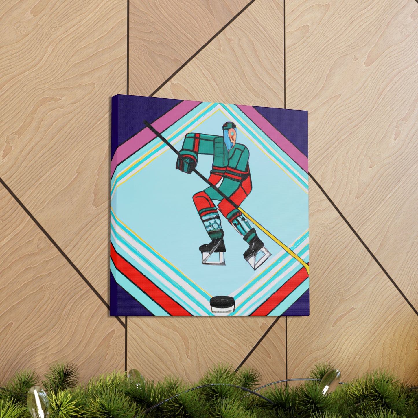 "Ice on Skates Glide" - Canvas