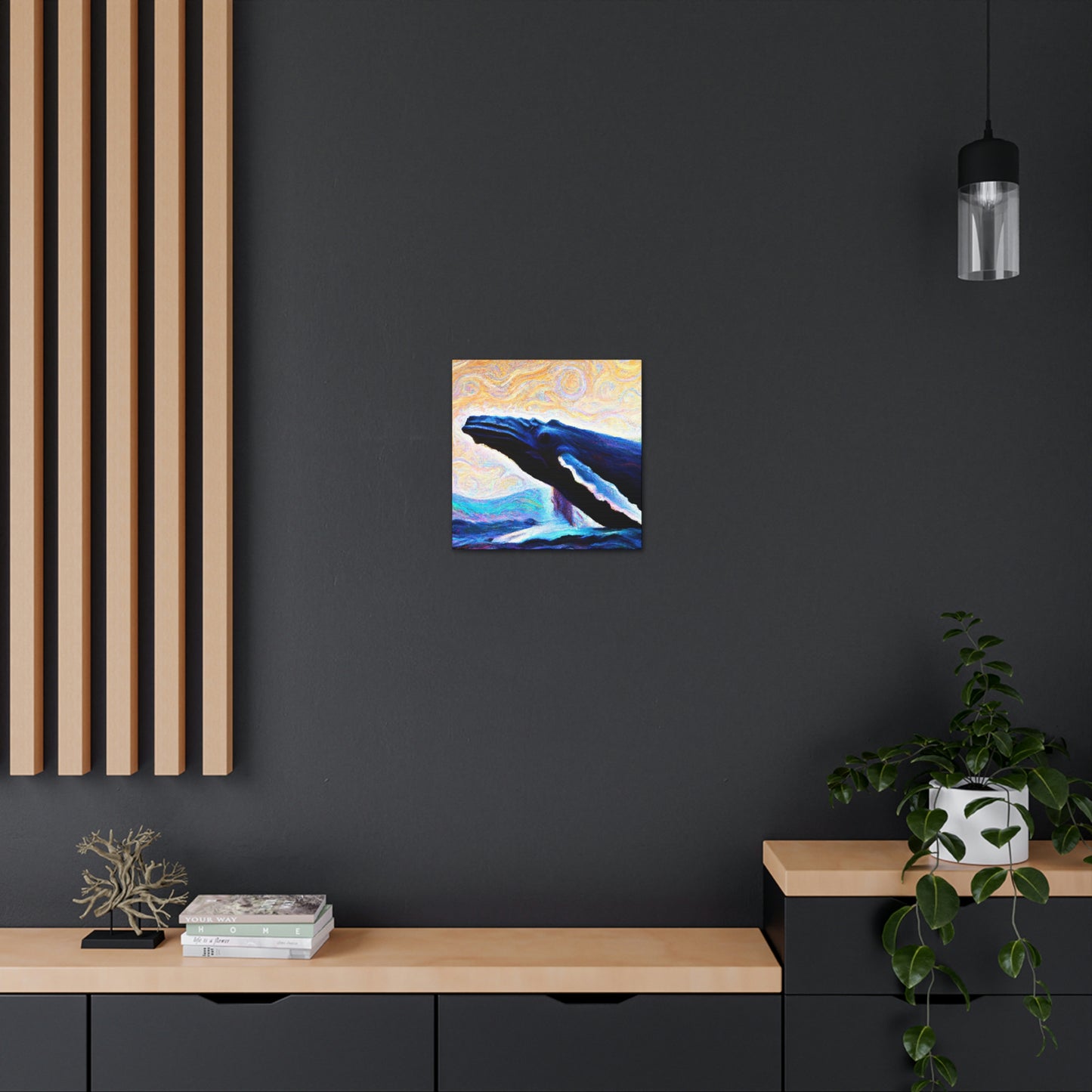 "Humpback Whale Enchantment" - Canvas