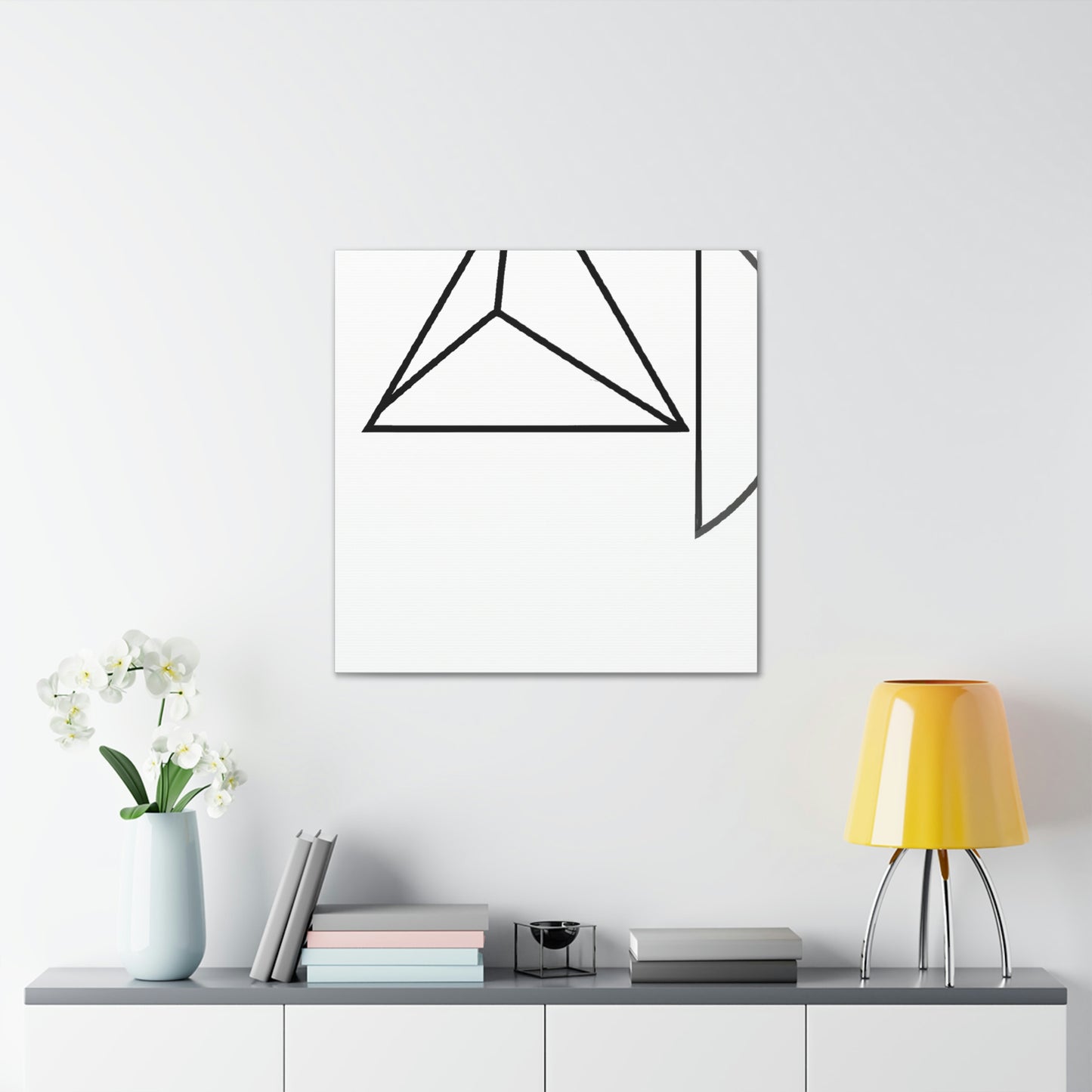 "Blank Abstract Harmony" - Canvas