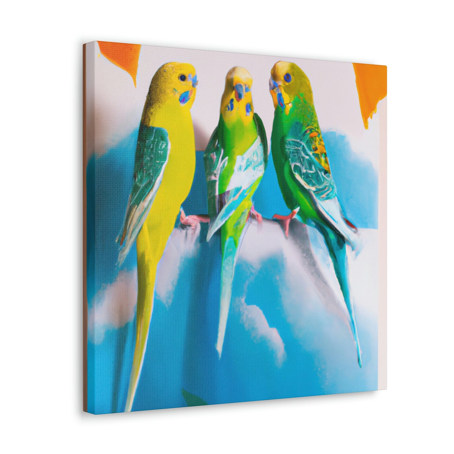 "Parakeet Abstractions," - Canvas