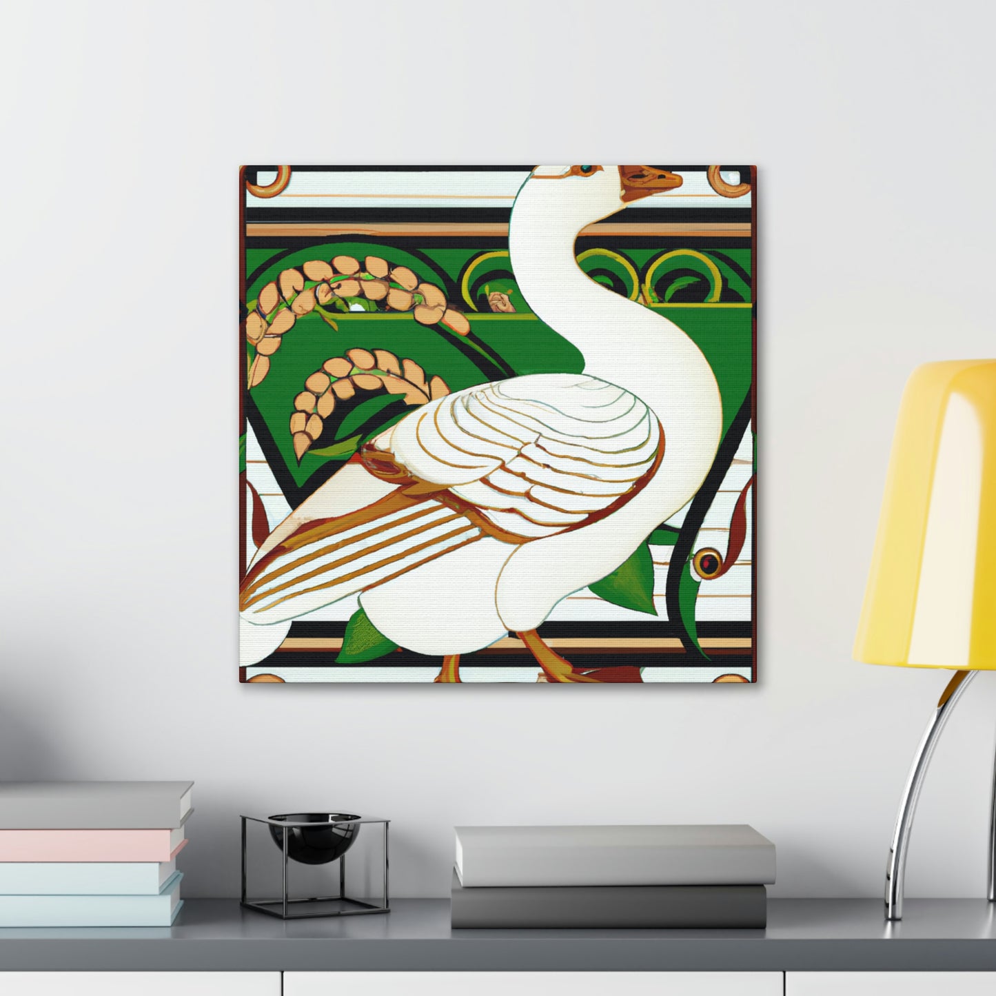 "Goose of Art Nouveau" - Canvas