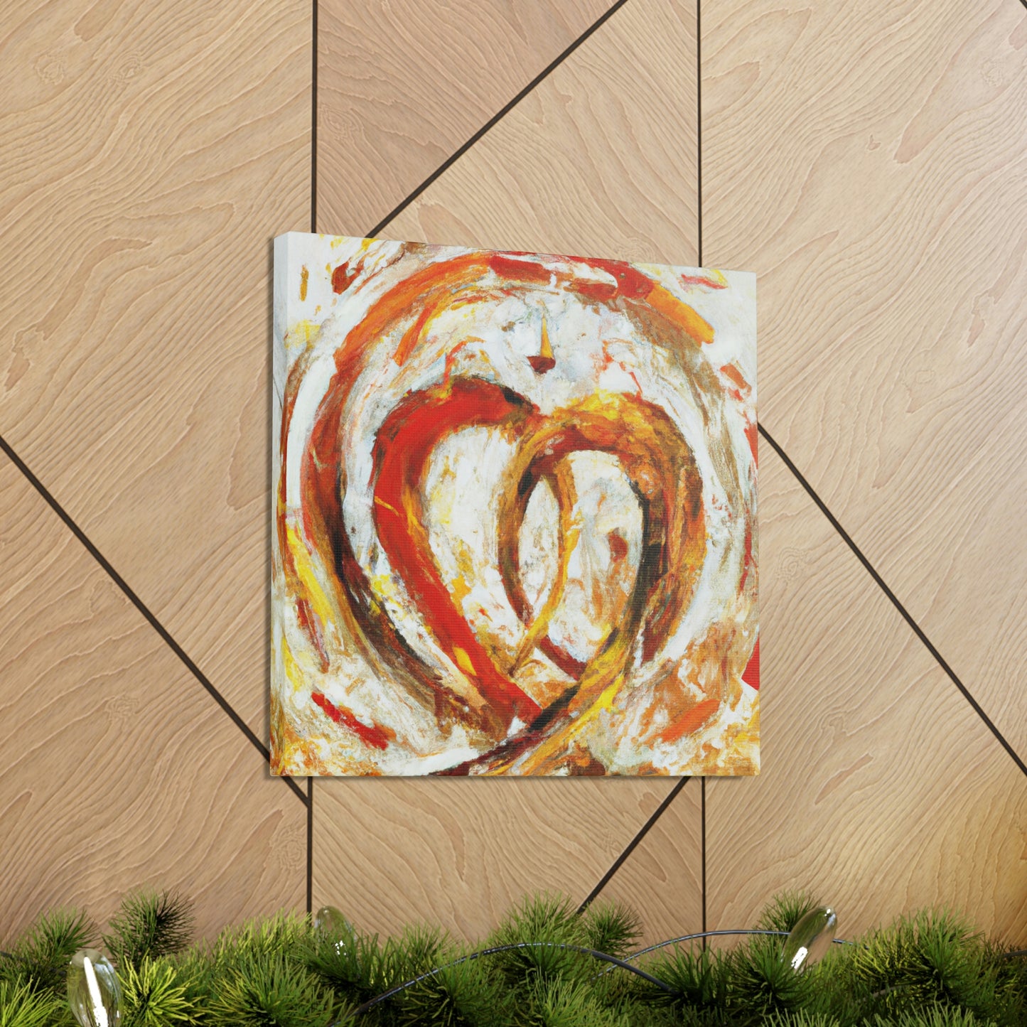 Wedding Rings Abstraction - Canvas