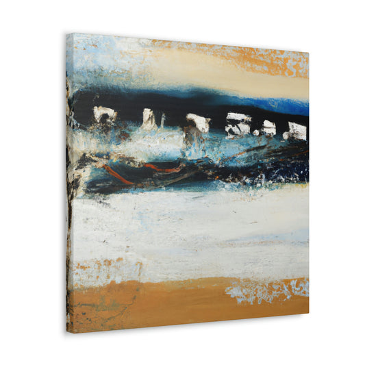 "Tides against the Seawall" - Canvas