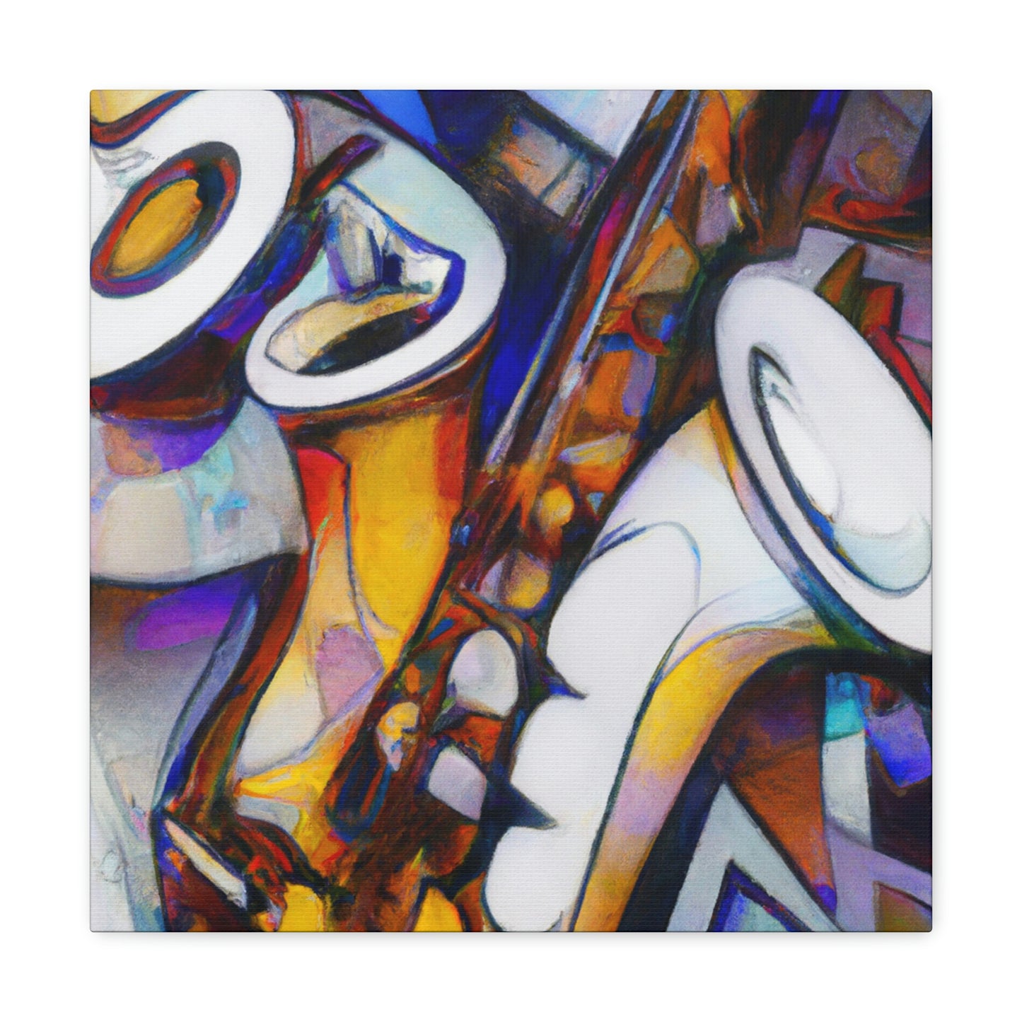 Saxophone Jazz Symphony - Canvas