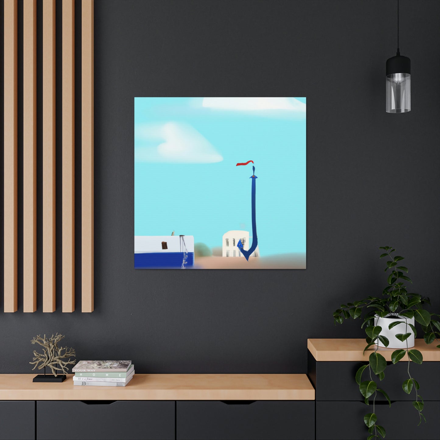 "Marina: Minimalist Portrait" - Canvas