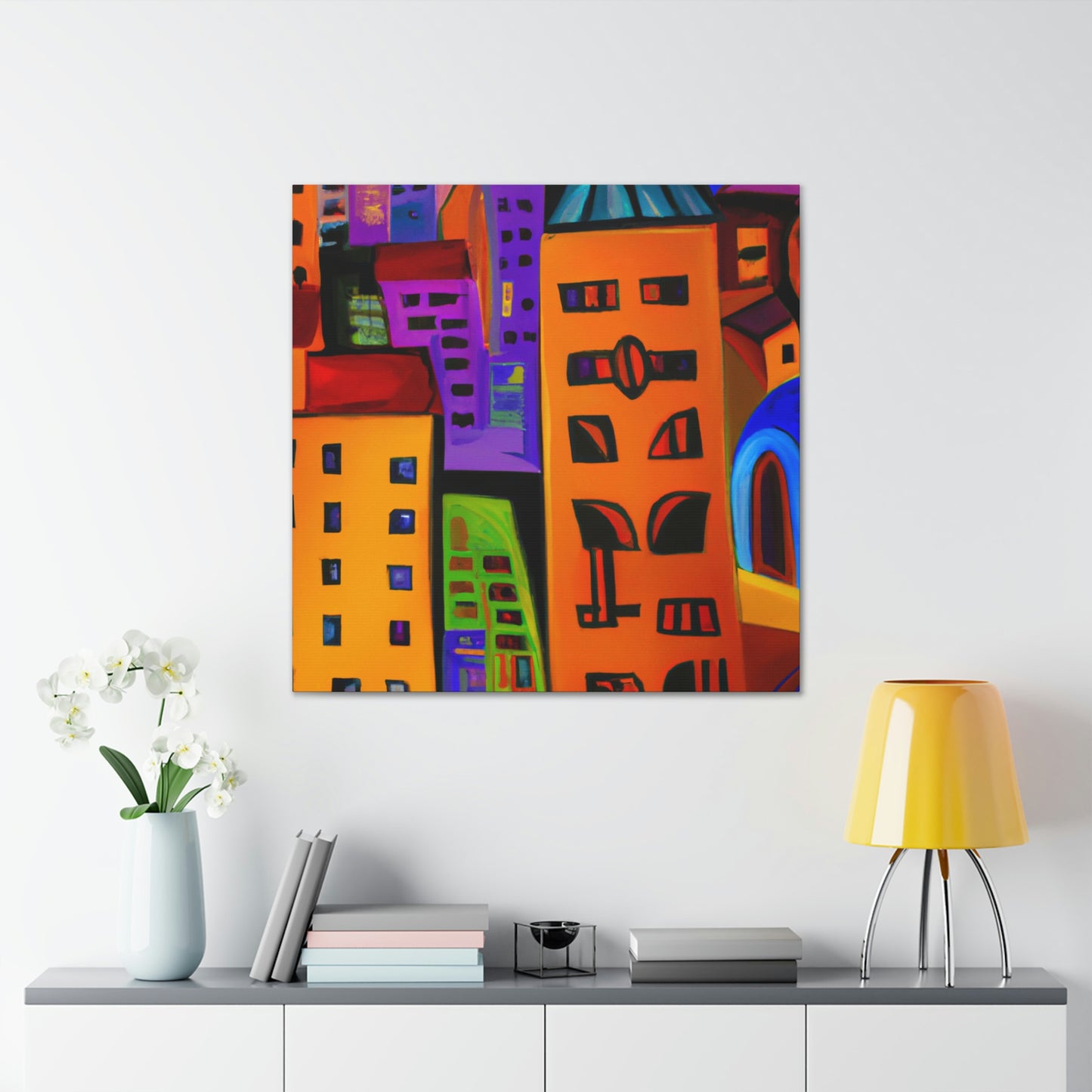 "Deco Dream Fauvist" - Canvas