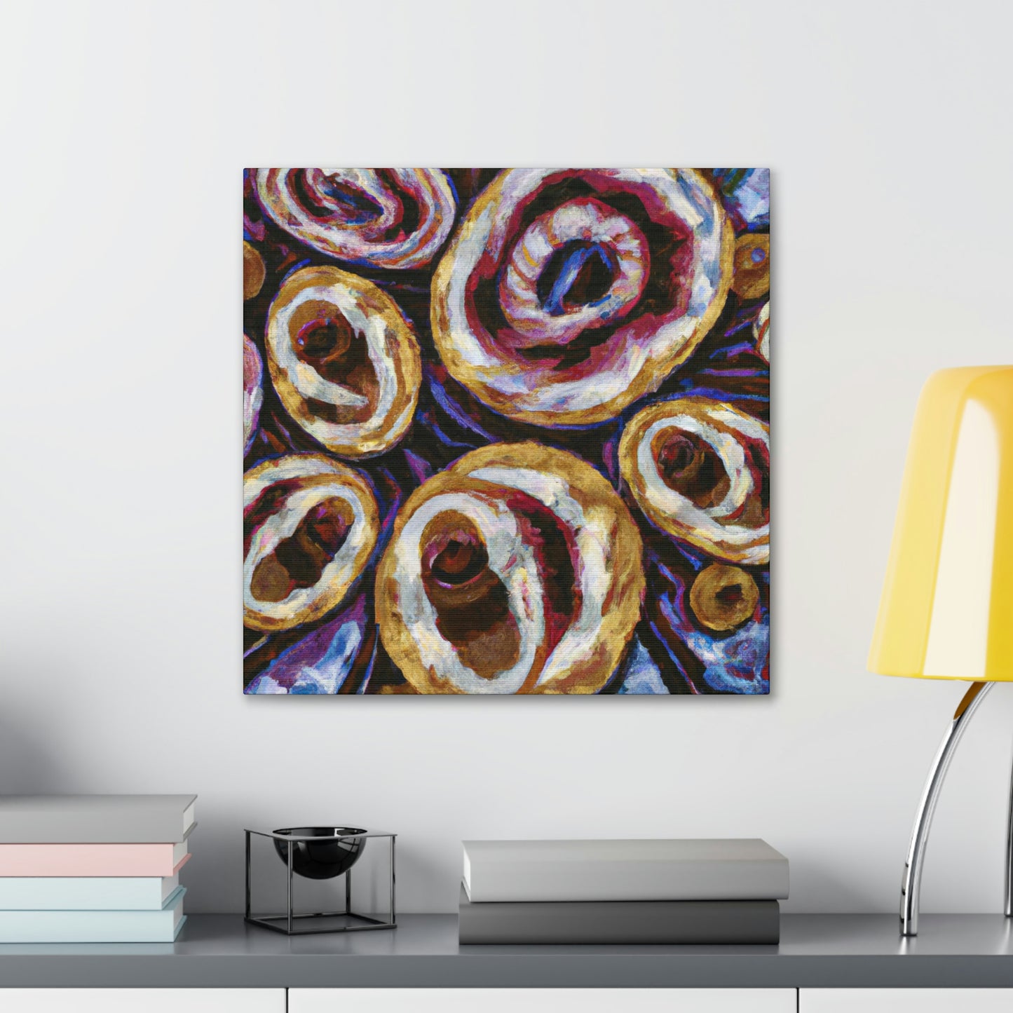 "Pastries In Colorful Hues" - Canvas