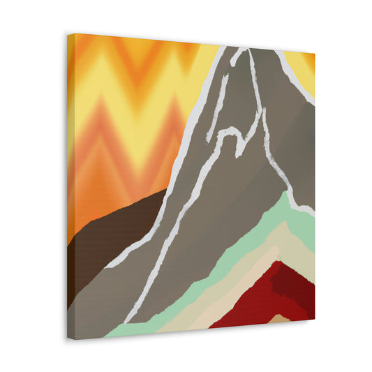 "Mountainous Abstract Dream" - Canvas