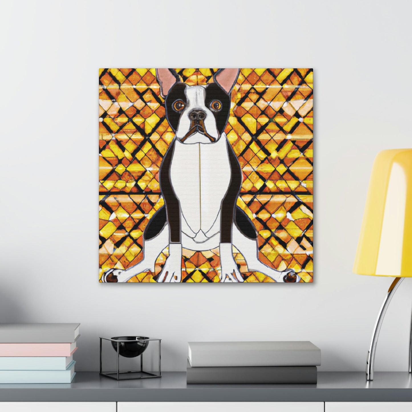 Boston Terrier Bliss - Canvas