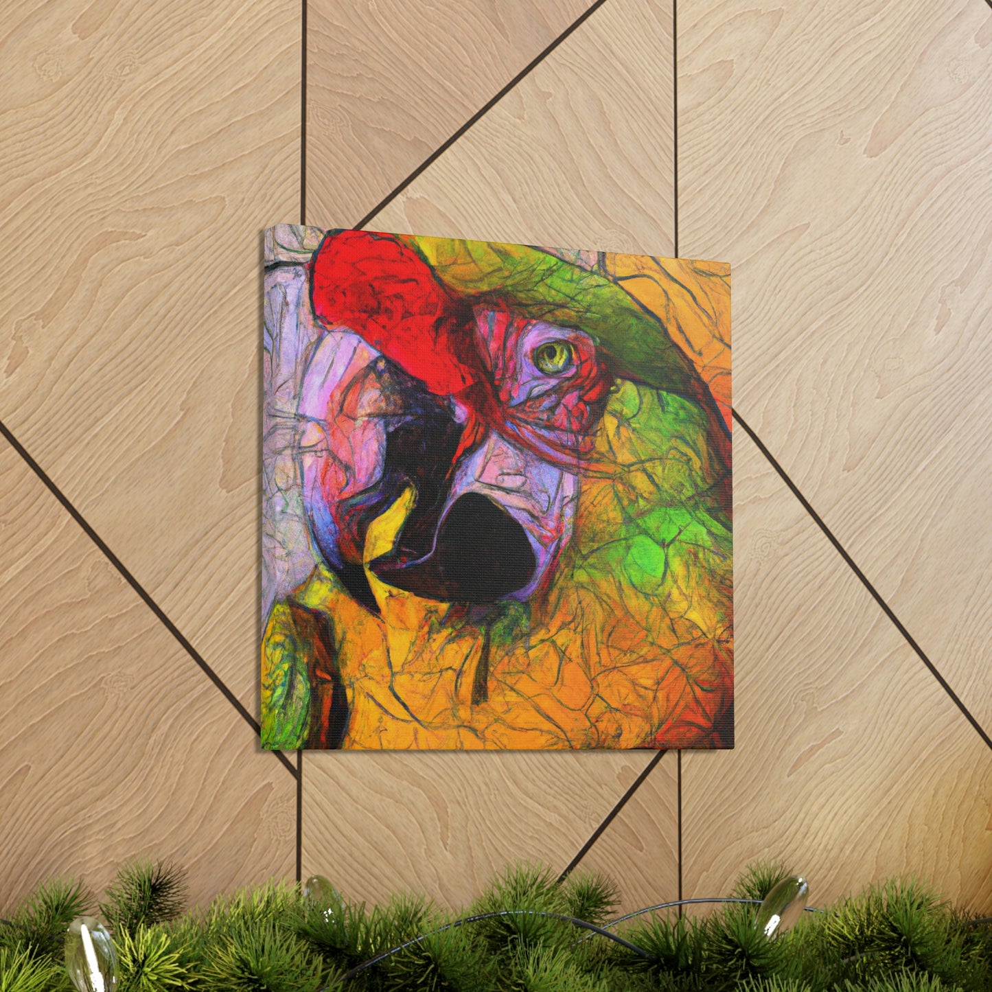 Amazon Parrots Prose. - Canvas