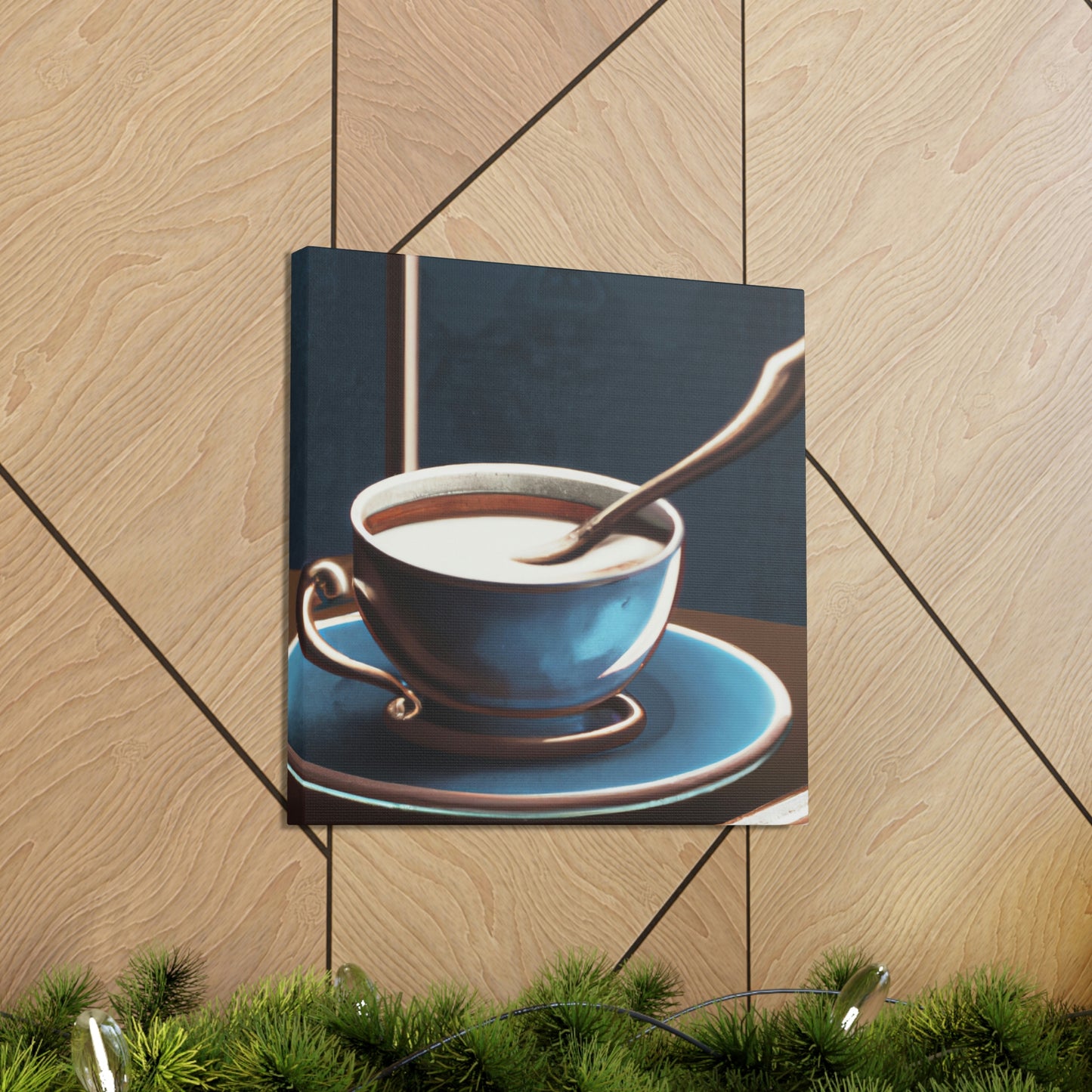 Coffee Cup Baroque - Canvas