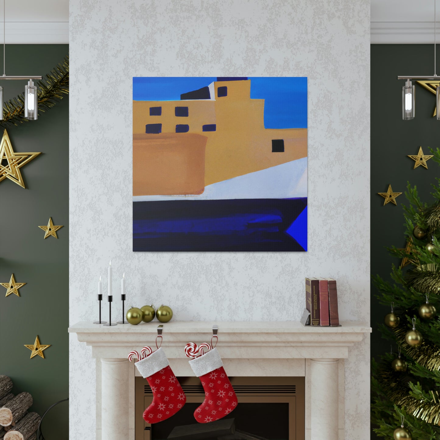 Ferry Minimalism Painting - Canvas