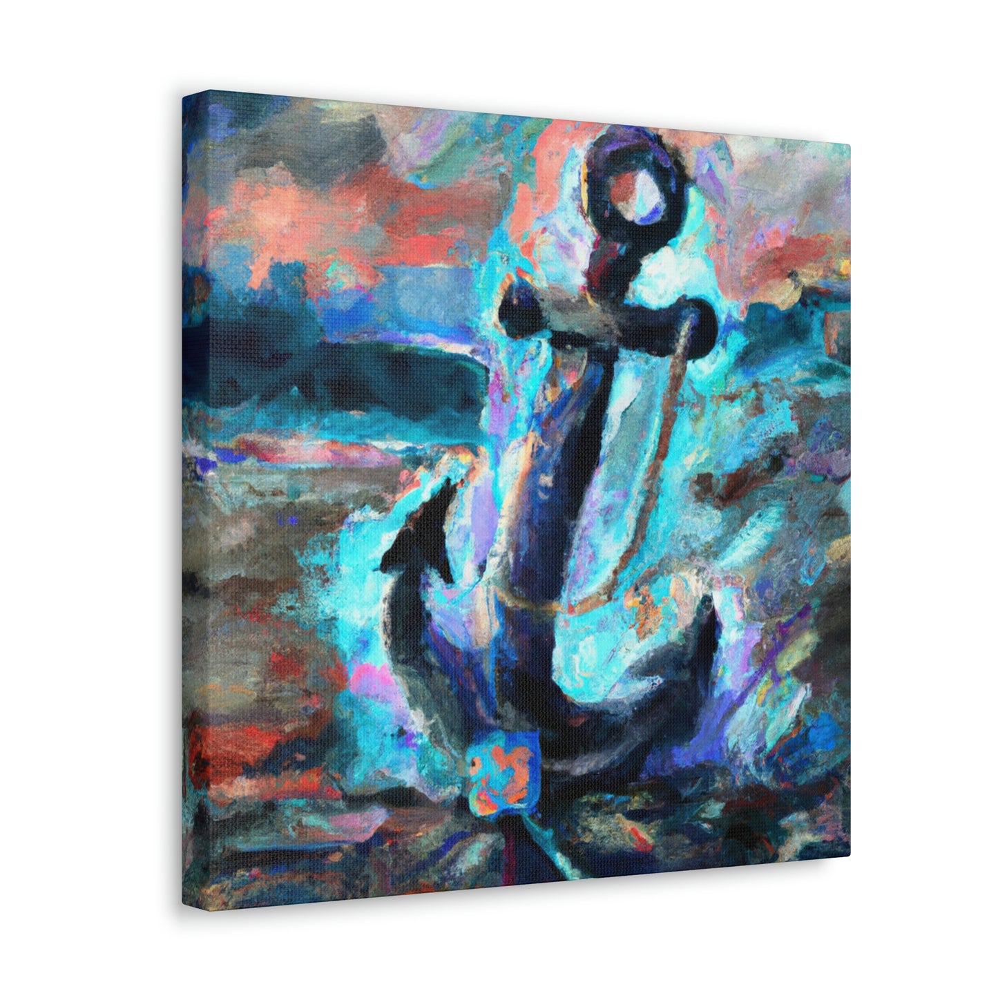 Anchor in Awoken Storm - Canvas