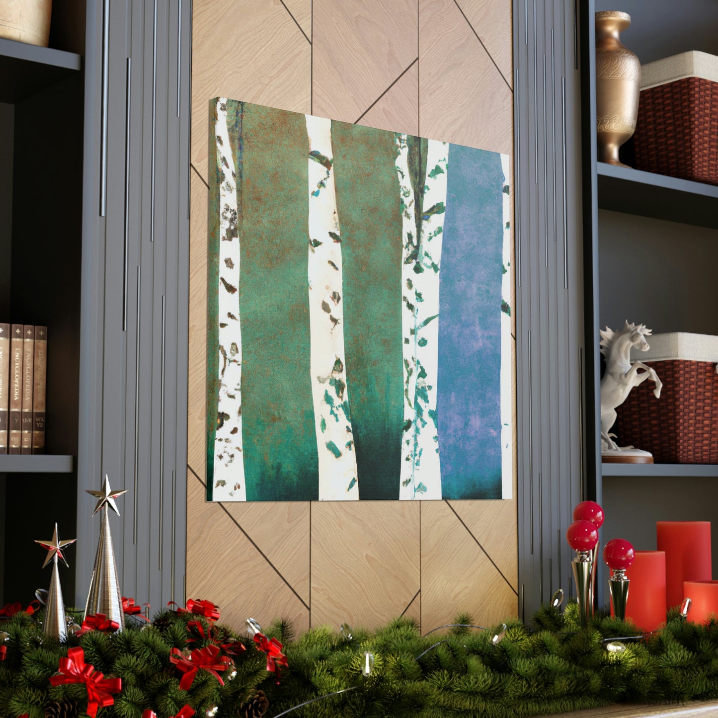 Birch Trees in Bloom - Canvas