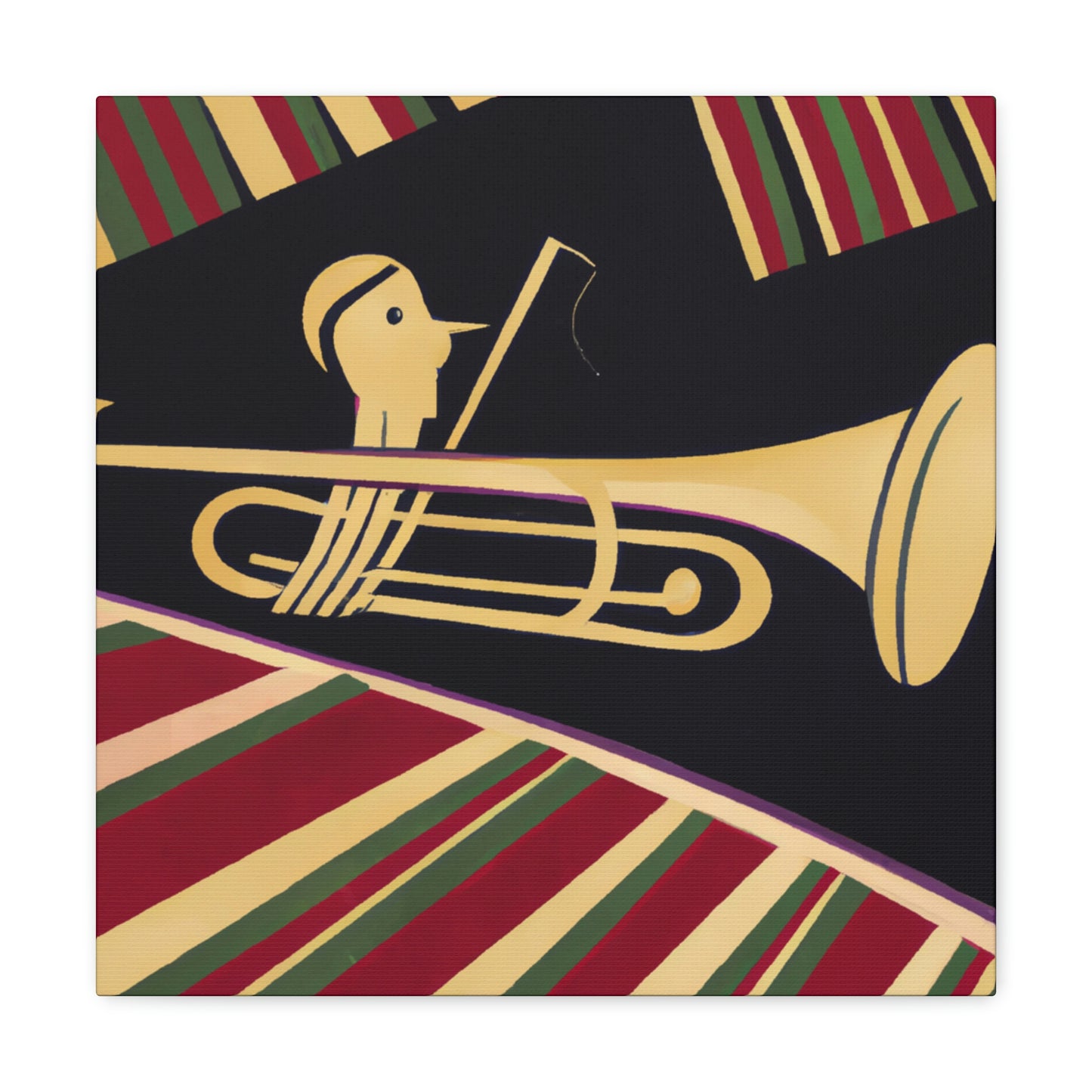 Resounding Jazz Trumpets - Canvas