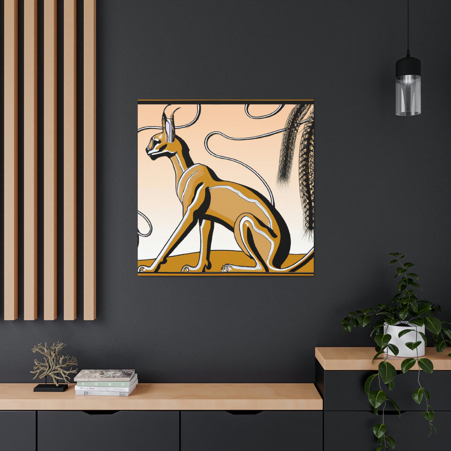 "Caracal Majestic Majesty" - Canvas