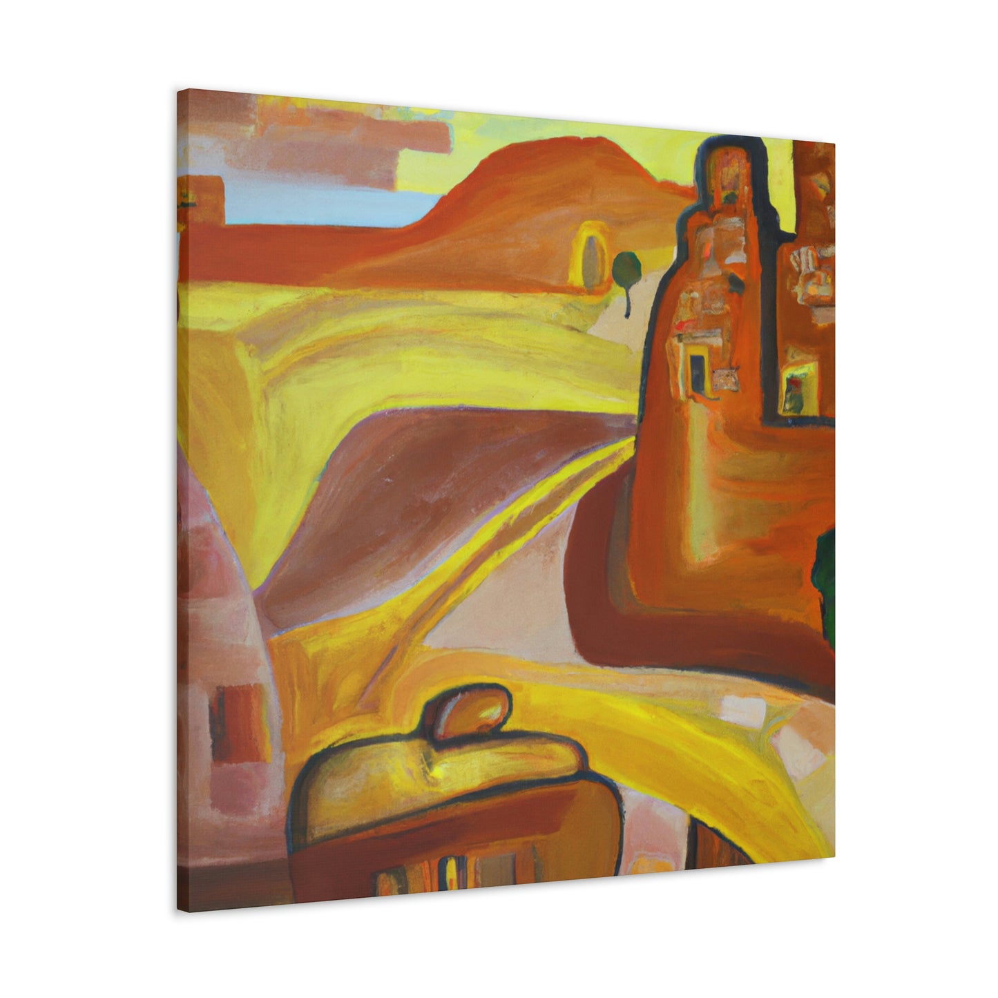 Desert in Expressionism - Canvas