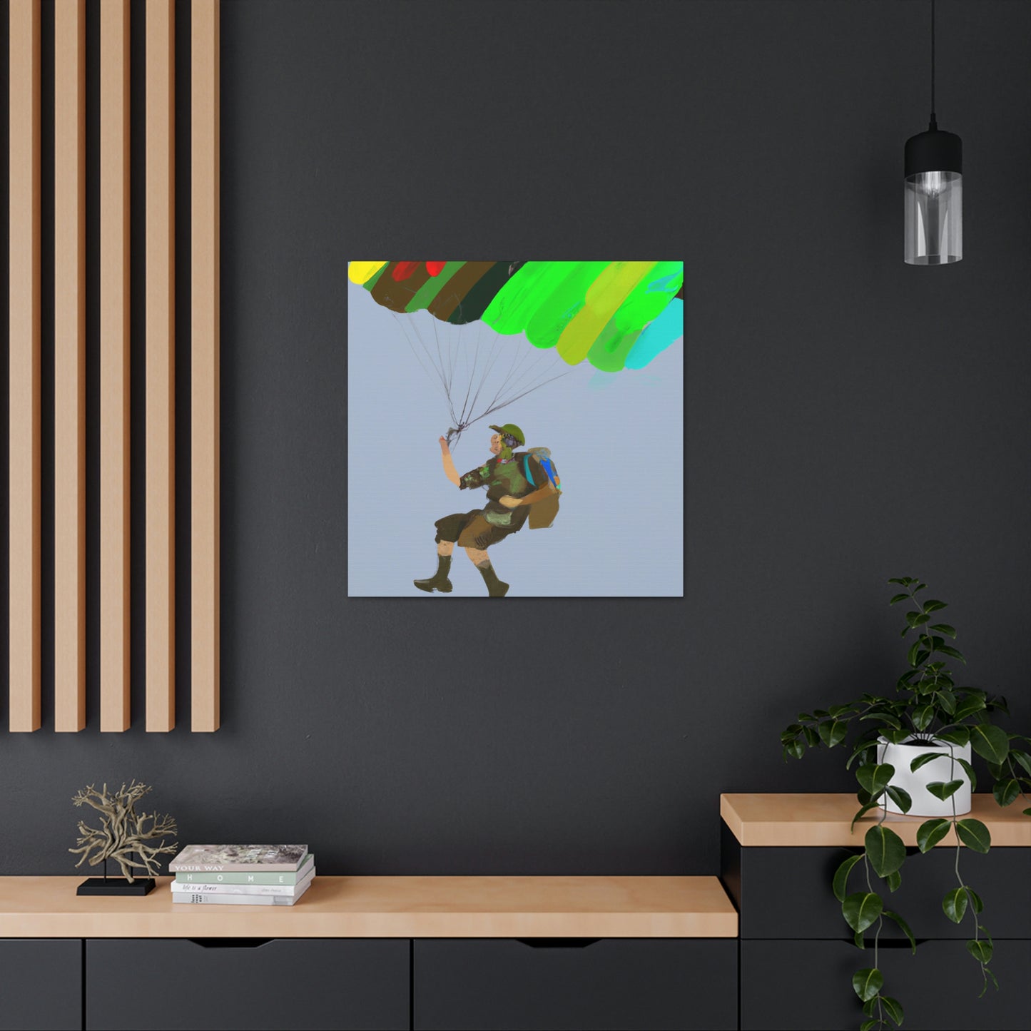 Paratrooper Fauvism Joy - Canvas