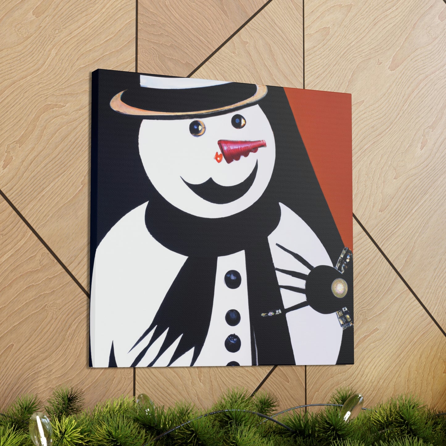 "Frosty's Silent Majesty" - Canvas