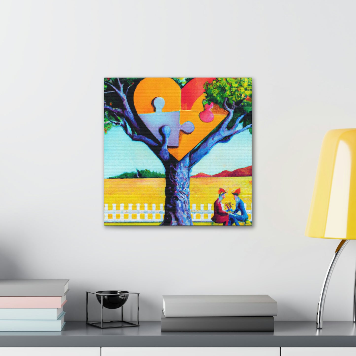 Love Tree in Bloom - Canvas