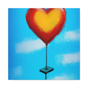 Heart Balloon Joyful Release - Canvas