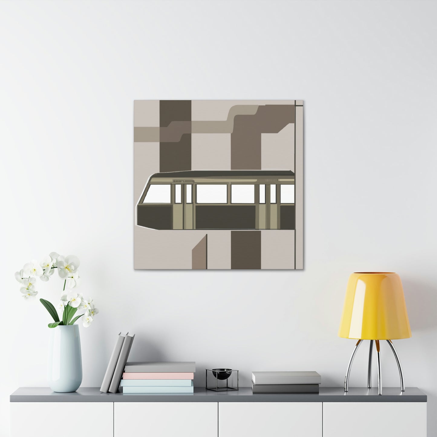 "Subway Journey in Deco" - Canvas