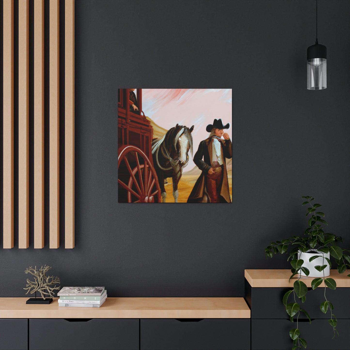 Stagecoach Neoclassicism - Canvas