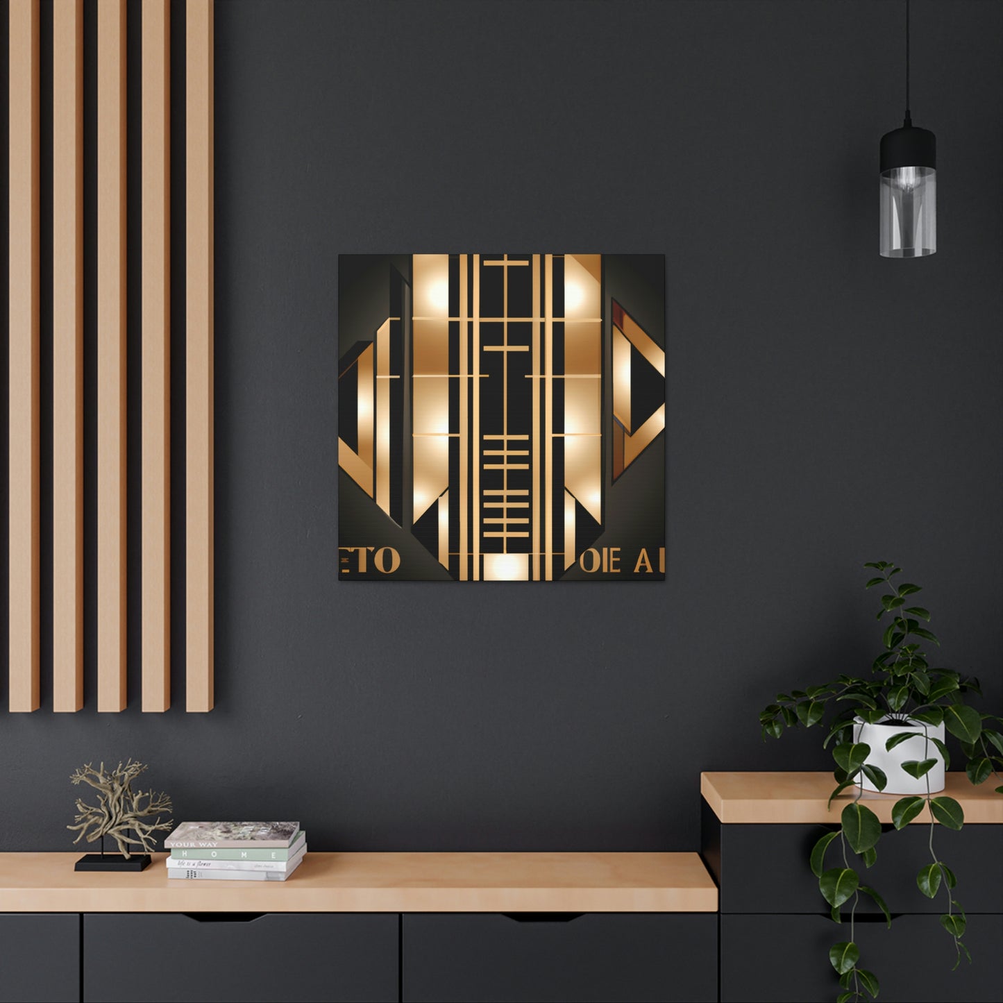 "Jazz Age Radiance" - Canvas