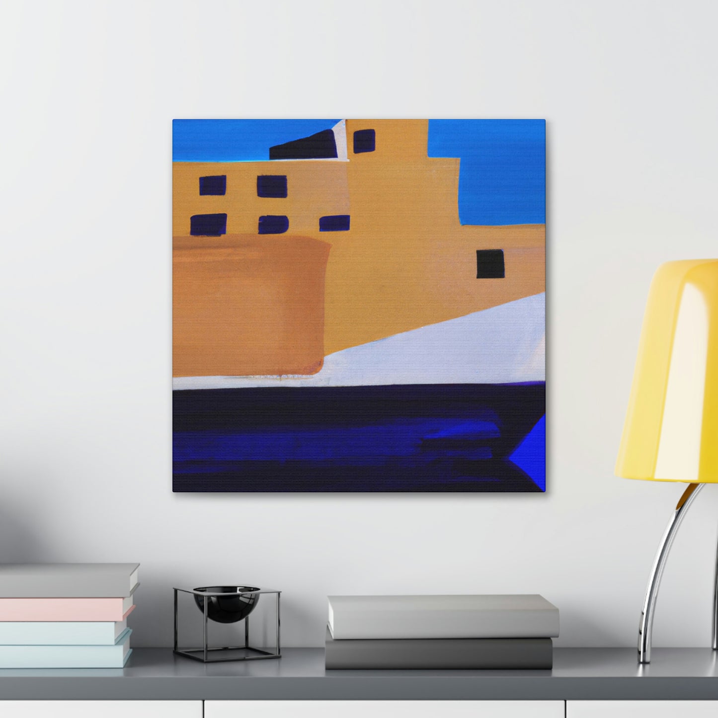 Ferry Minimalism Painting - Canvas