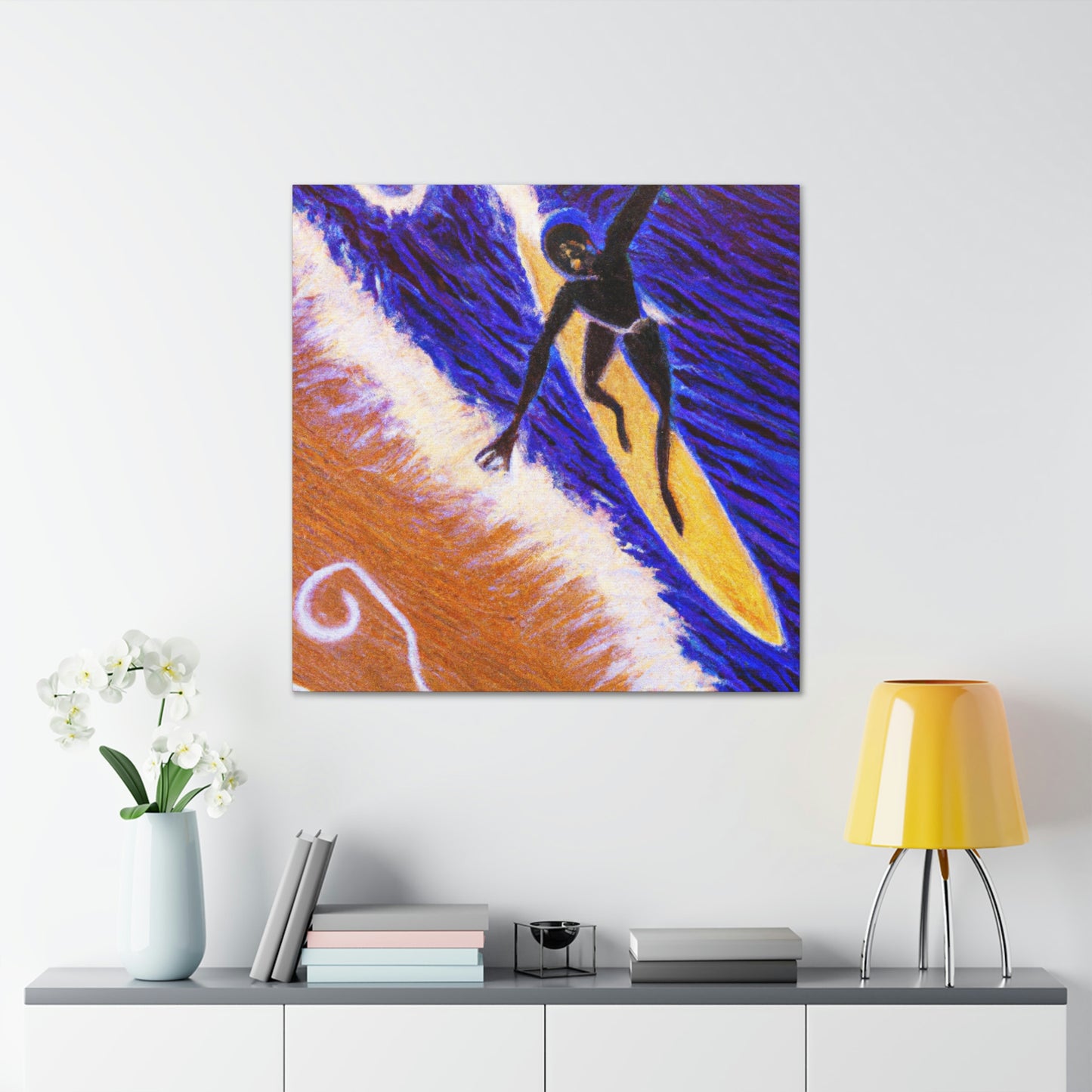 Surfing in Dreamsscape - Canvas