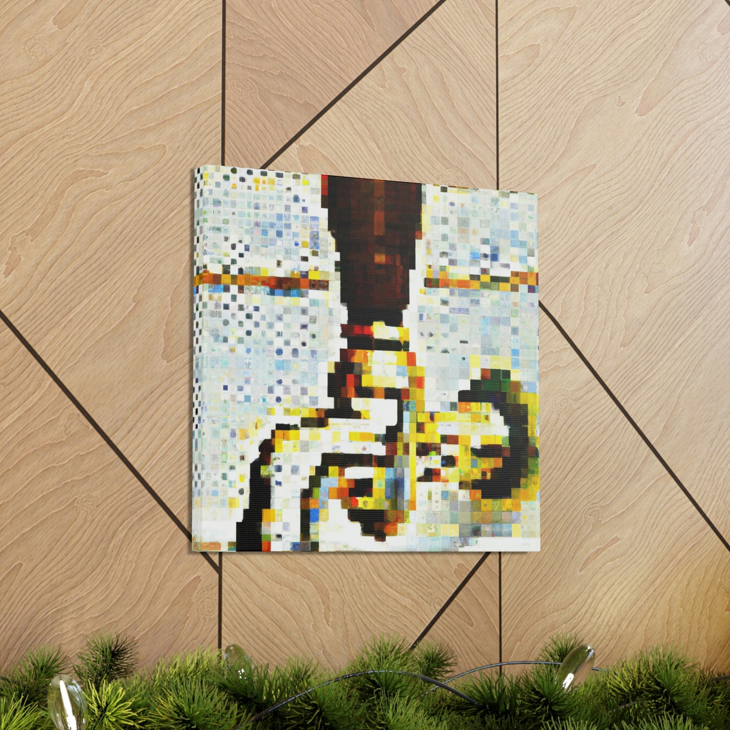 "Bar Tap Pointillism" - Canvas