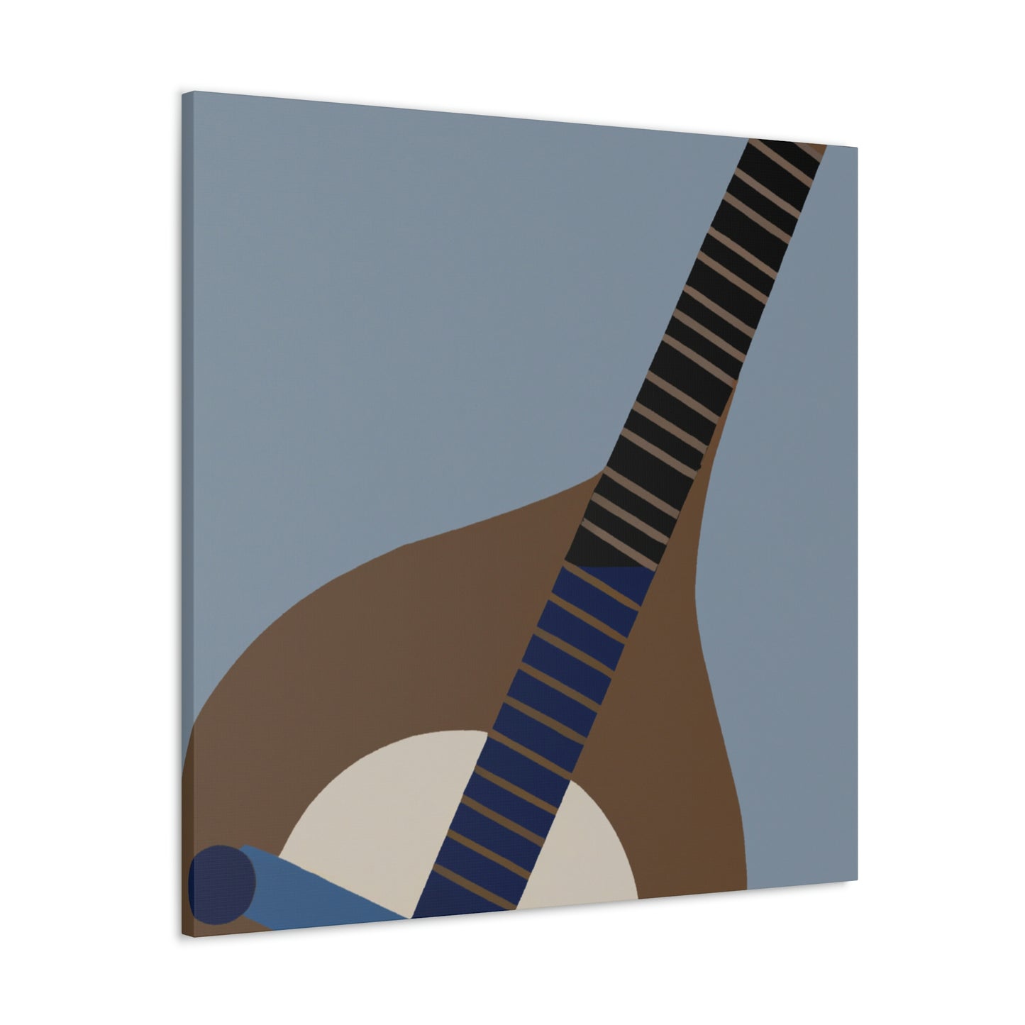 "Mandolin Minimalism Melody" - Canvas