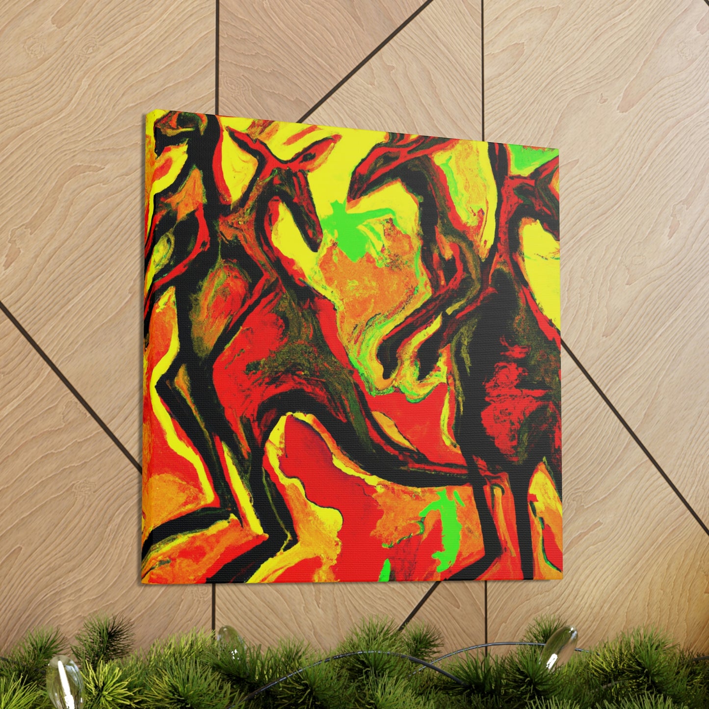 Kangaroos in Expressionism - Canvas