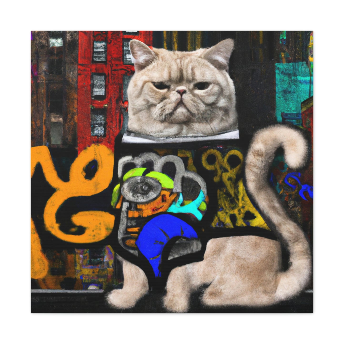 Kitty in Splendour - Canvas