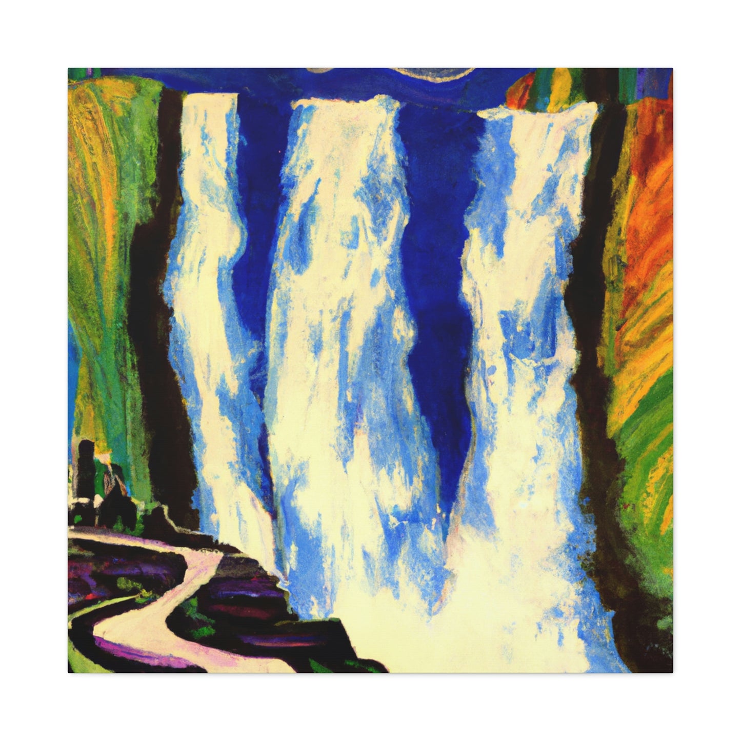 Thundering Water Plunge - Canvas