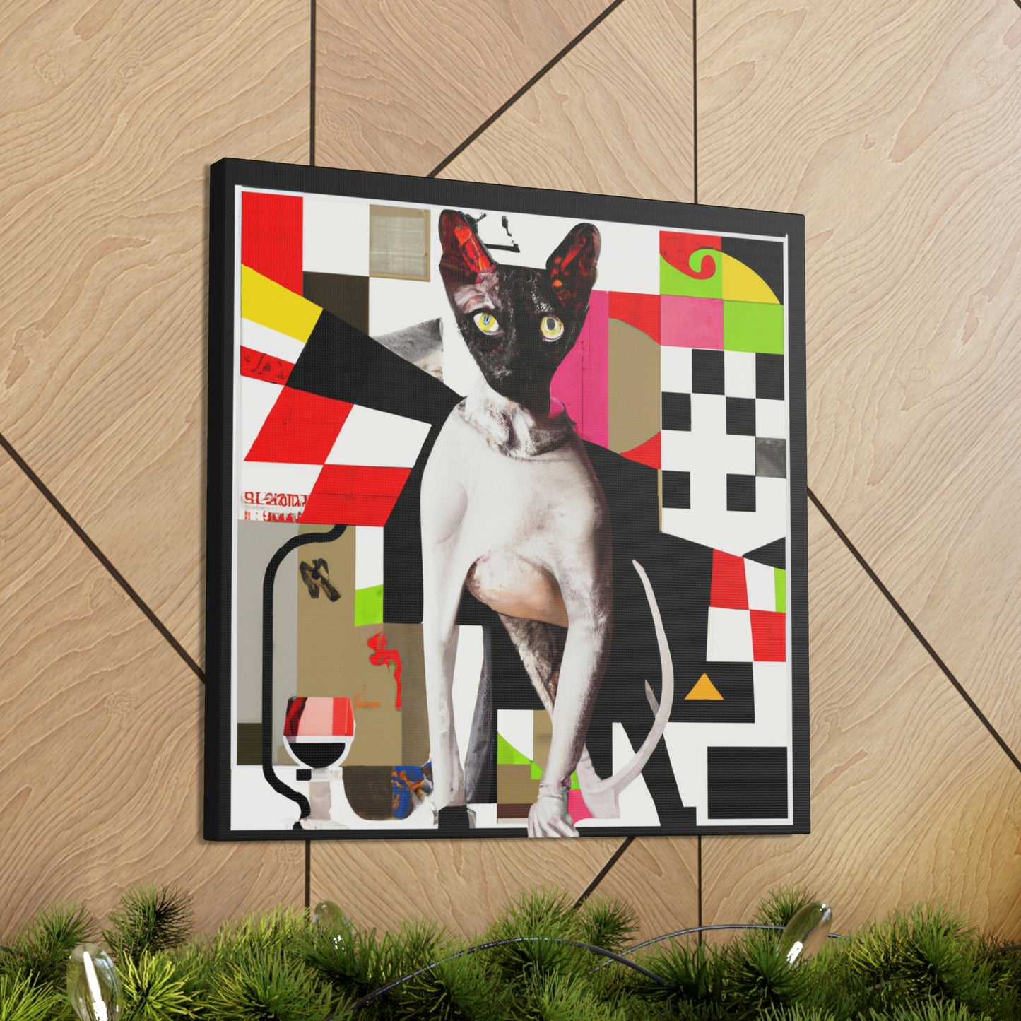 Sphynx in Baroque. - Canvas