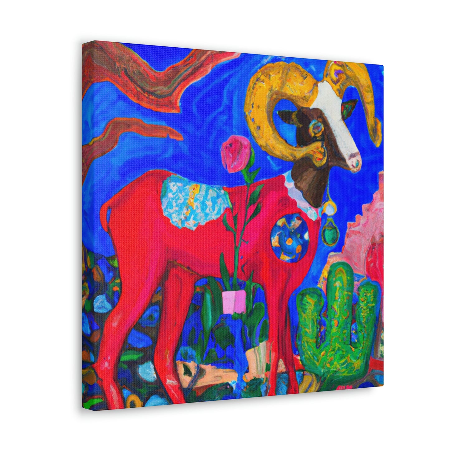 "Bighorn of the Wild" - Canvas