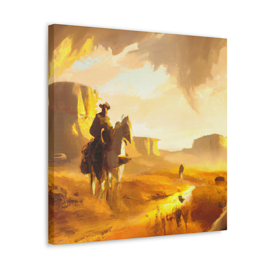 Western Landscape Dawn - Canvas