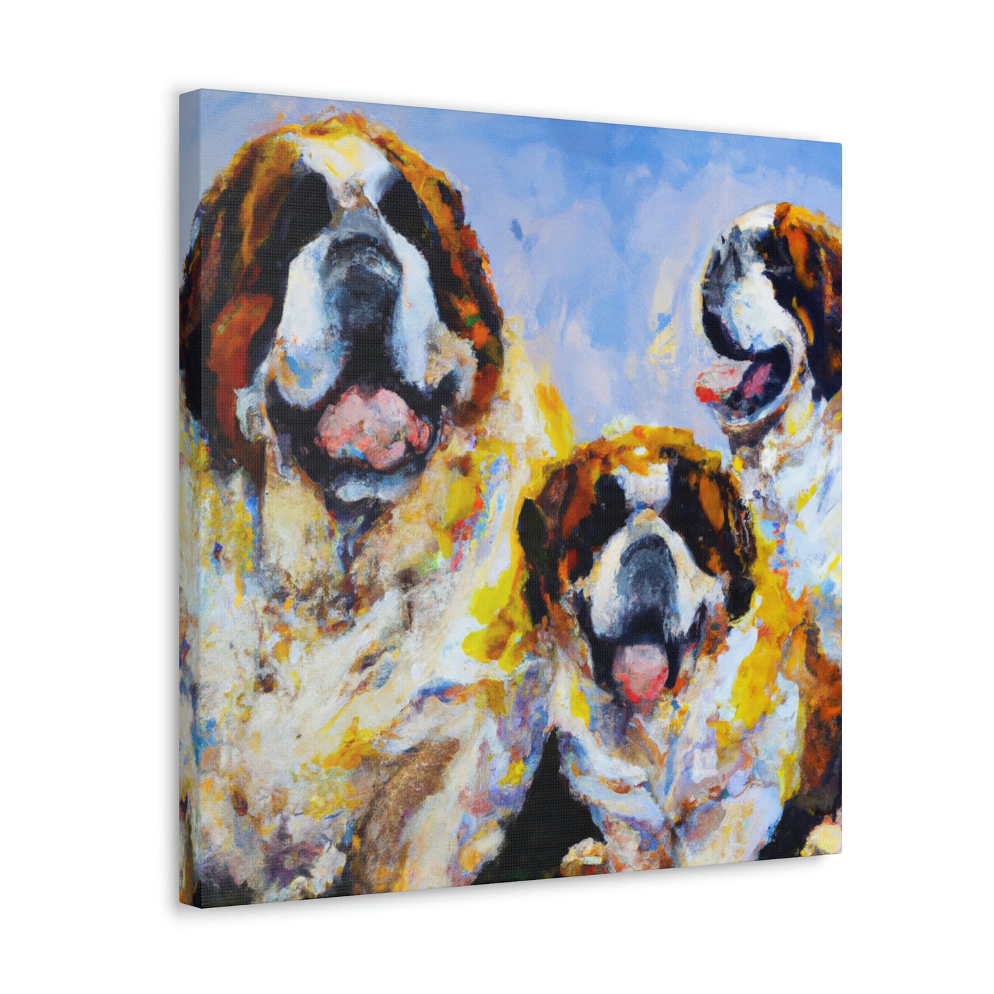 Saint Bernard's Majesty - Canvas