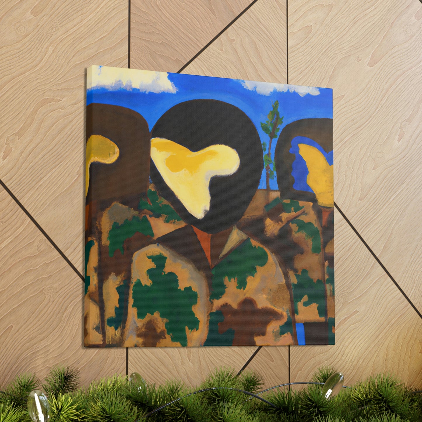 Camouflage in abstract - Canvas