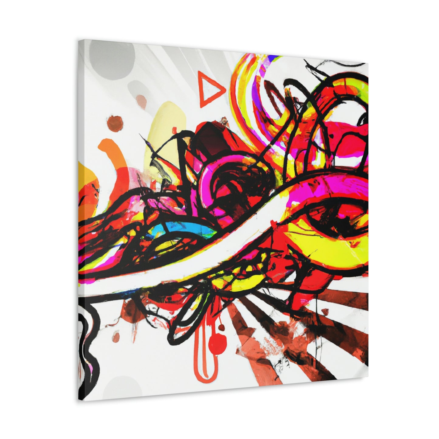 Vivid Postmodern Symphony - Canvas