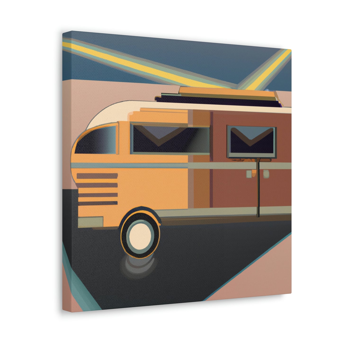 "Camper Van Jubilee" - Canvas