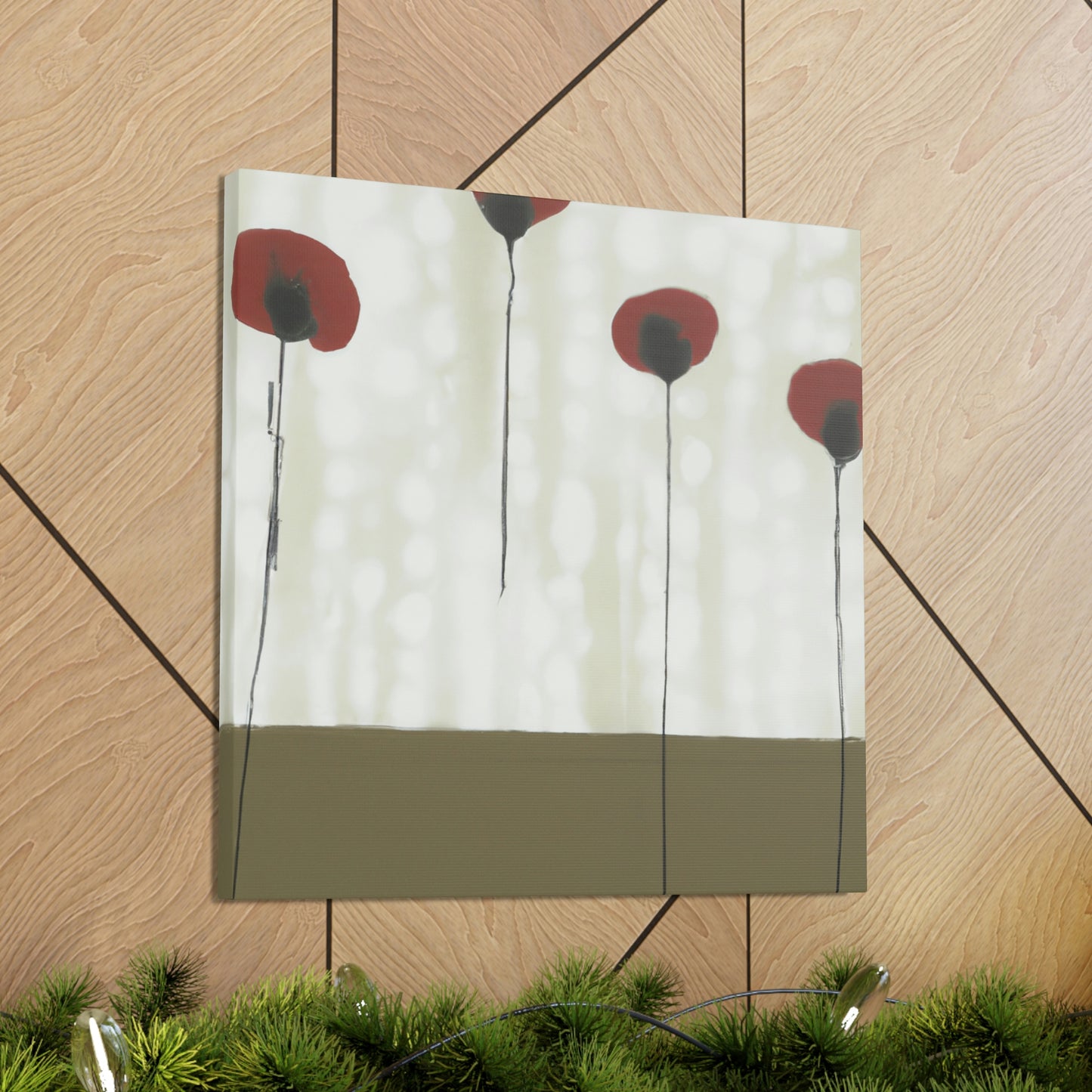 Poppies in Reflection - Canvas