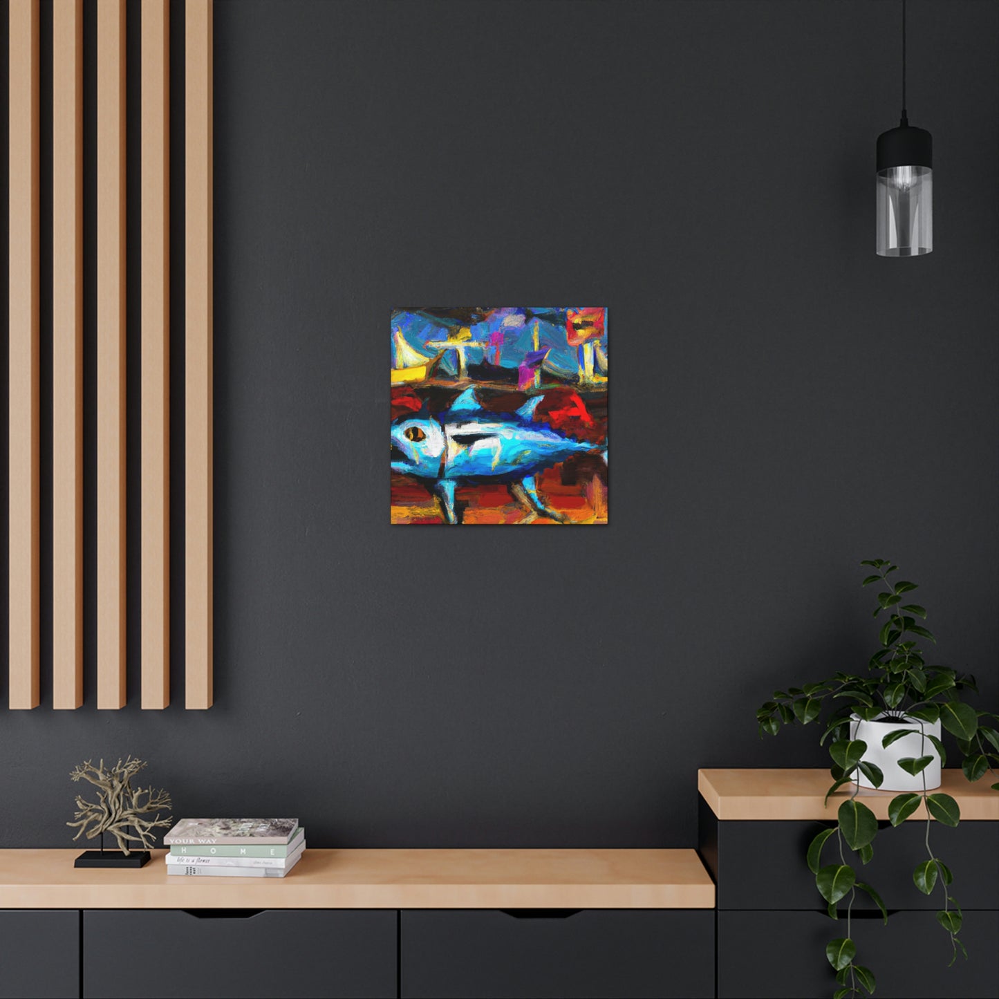 "Tuna: Expressionist Masterpiece" - Canvas