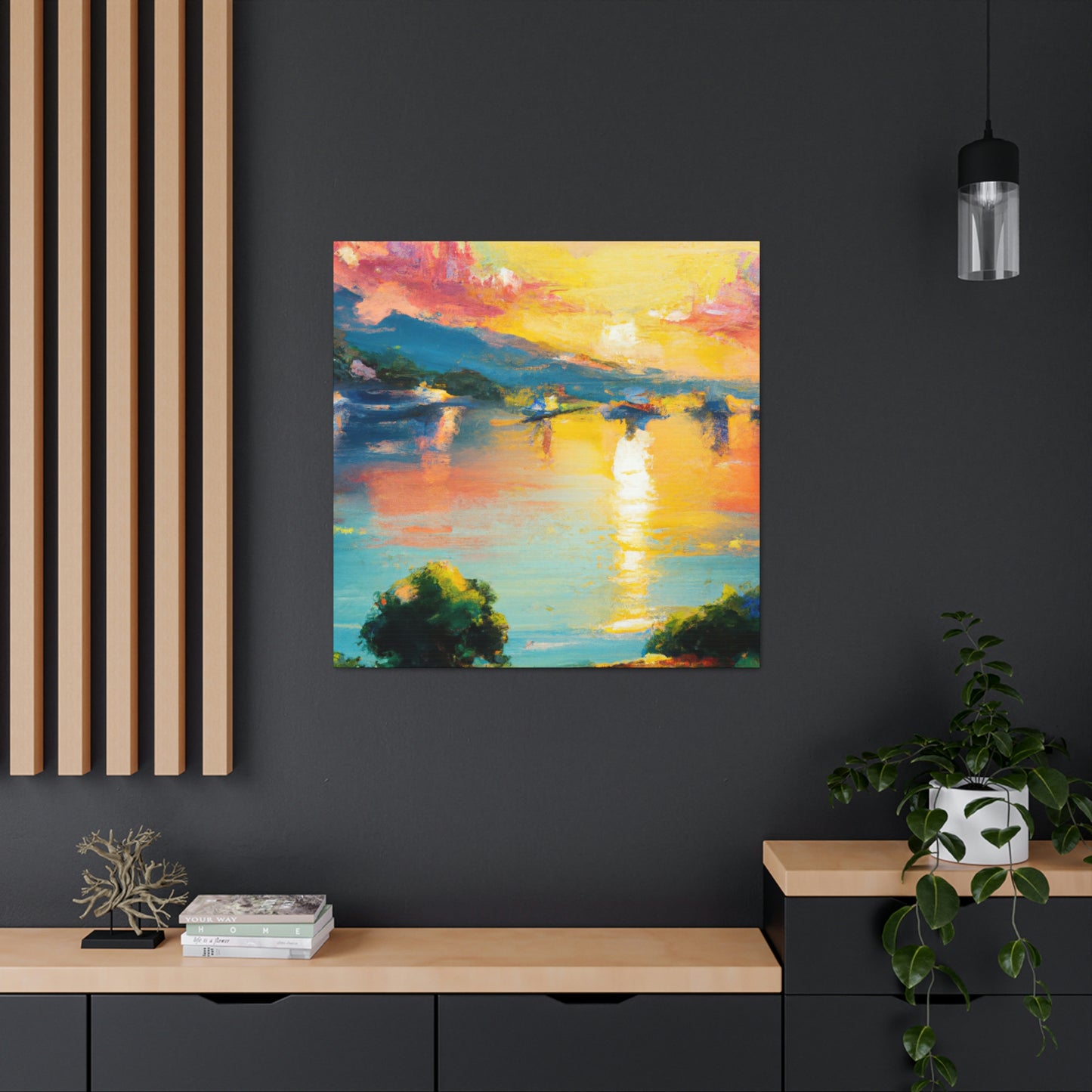 Radiant Reflections of Joy - Canvas