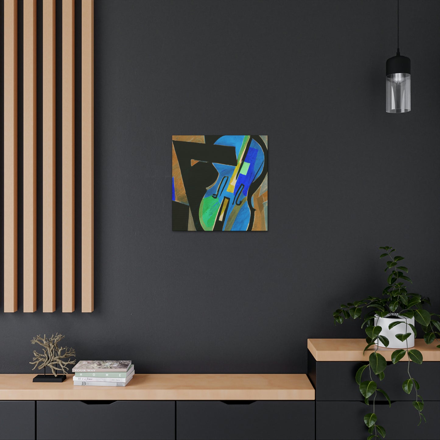 Vibrant Violin Symphony - Canvas